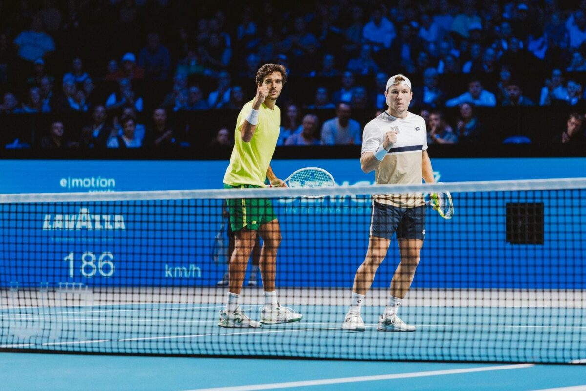 Francisco Cabral e Lucas Miedler (Foto: Erste Bank Open)