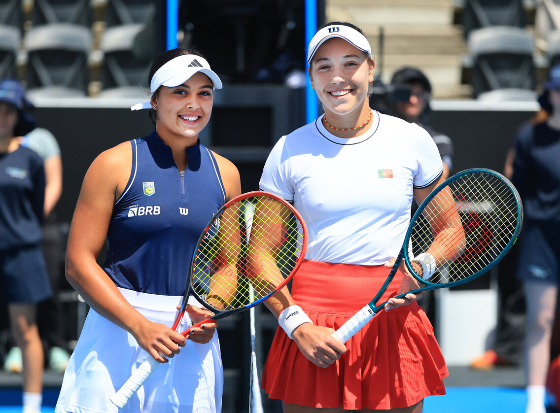 Nauhany Victoria Leme da Silva e Matilde Jorge (Foto: ITF)
