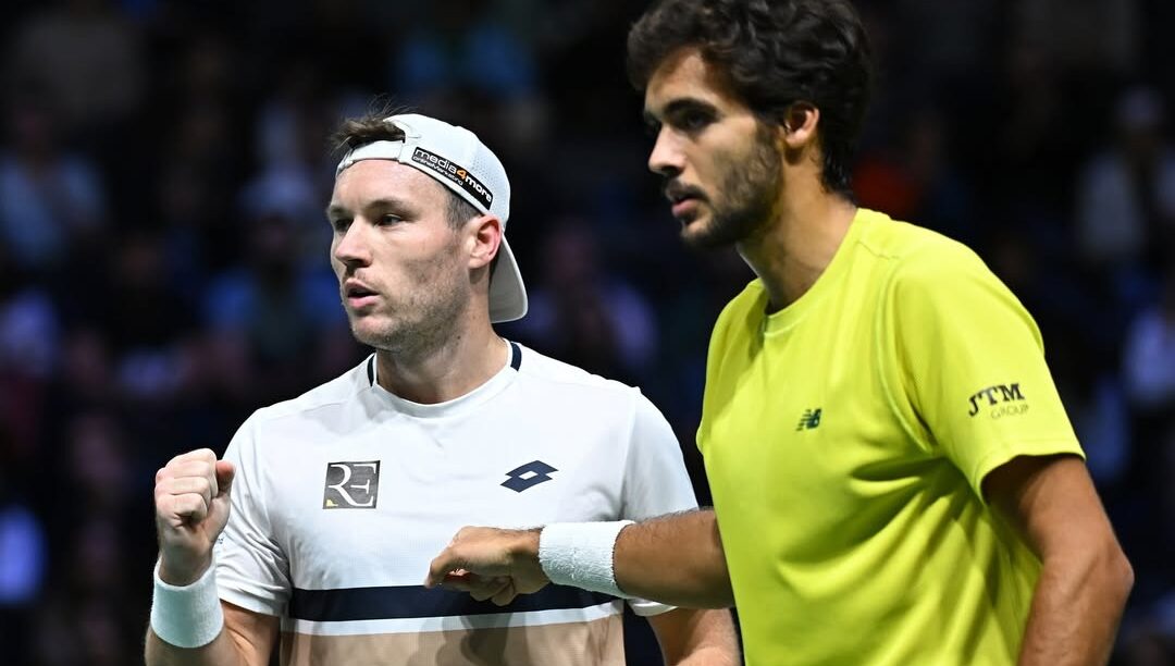 Francisco Cabral e Lucas Miedler (Foto: Rolex Paris Masters)