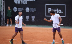 Irmãos Henrique e Francisco Rocha defrontam campeão de pares do Maia Open