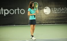 Teresa Franco Dias e Carla Tomai discutem acesso ao quadro principal do Lousada Indoor Open I
