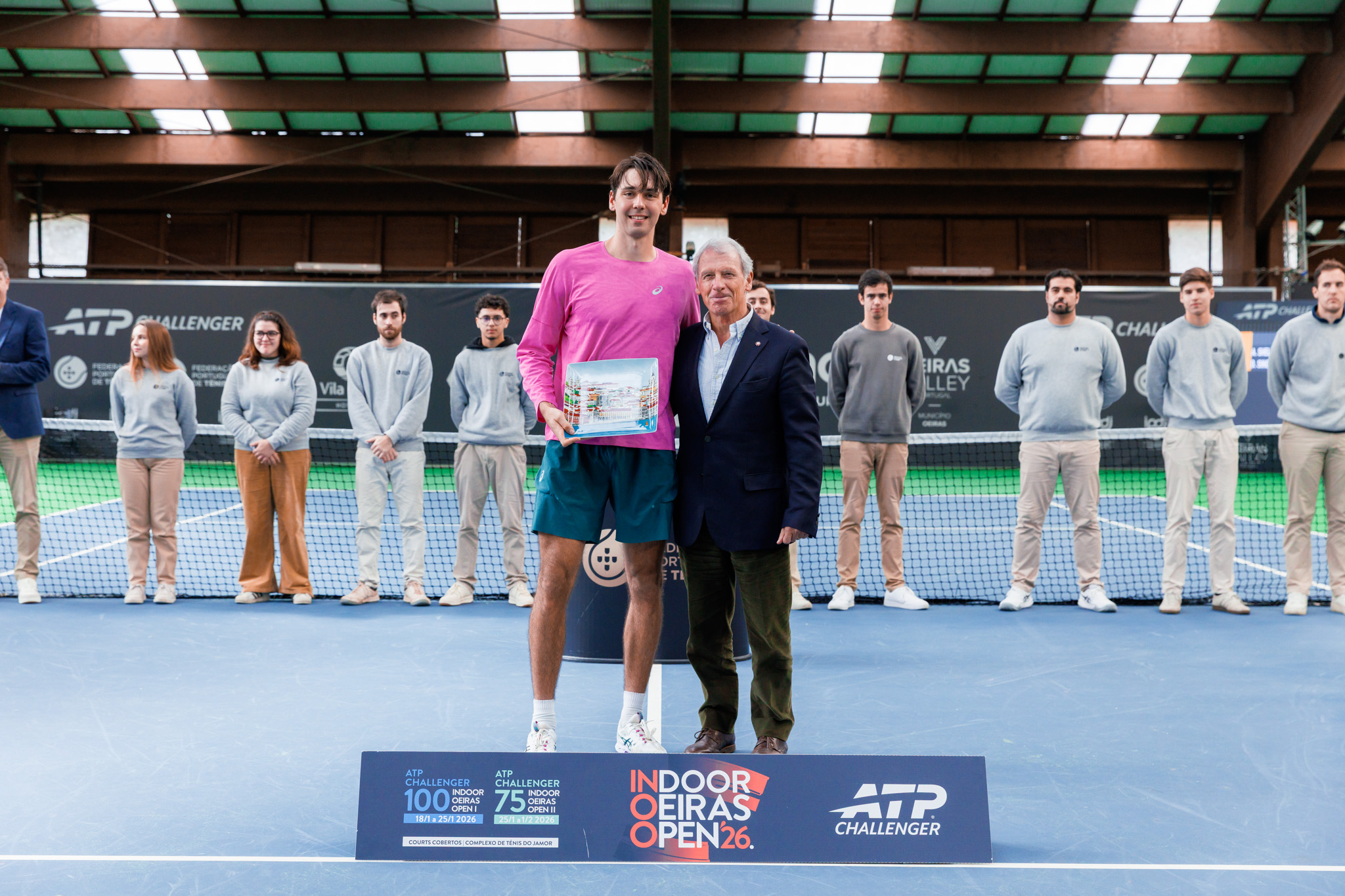 Chris Rodesch e João Paulo Santos/FPT (Foto: Beatriz Ruivo/FPT)