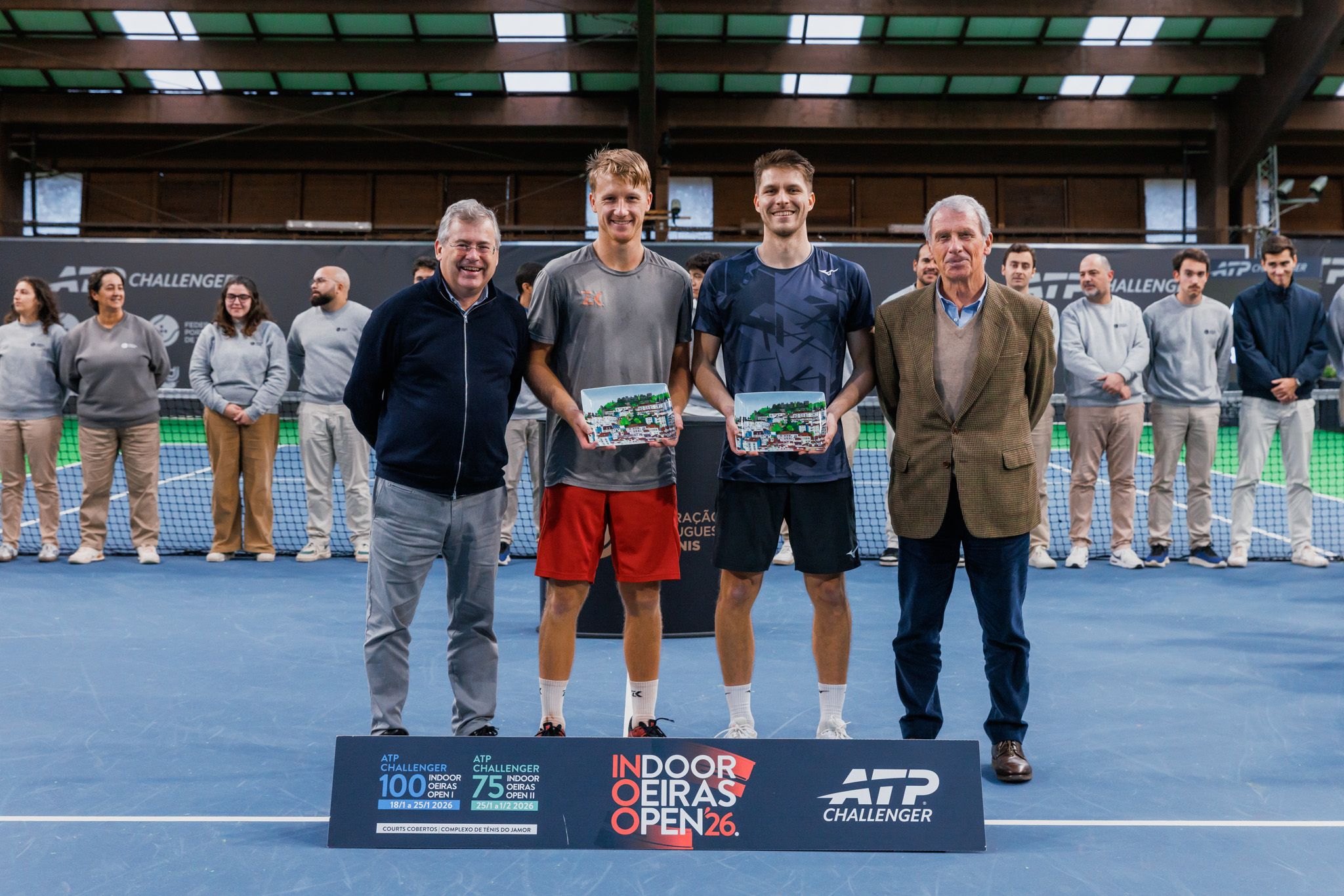 João Paulo Santos, Filip Duda/Zdenek Kolar e Vasco Costa (Foto: Beatriz Ruivo/FPT)