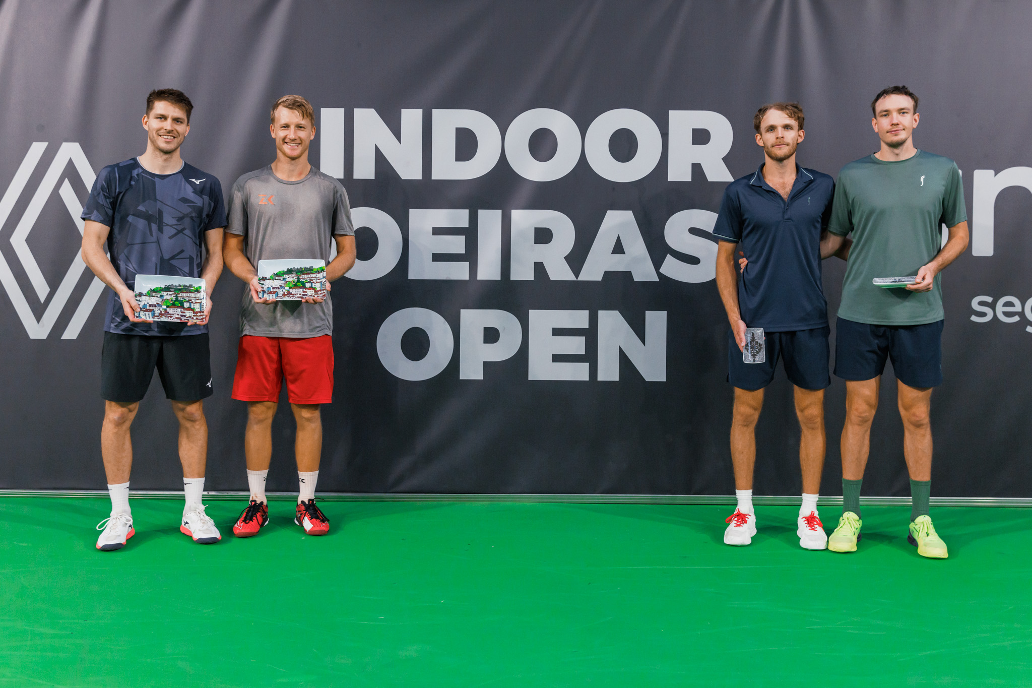 Zdenek Kolar/Filip Duda e Erik Grevelius/Adam Heinonen (Foto: Beatriz Ruivo/FPT)