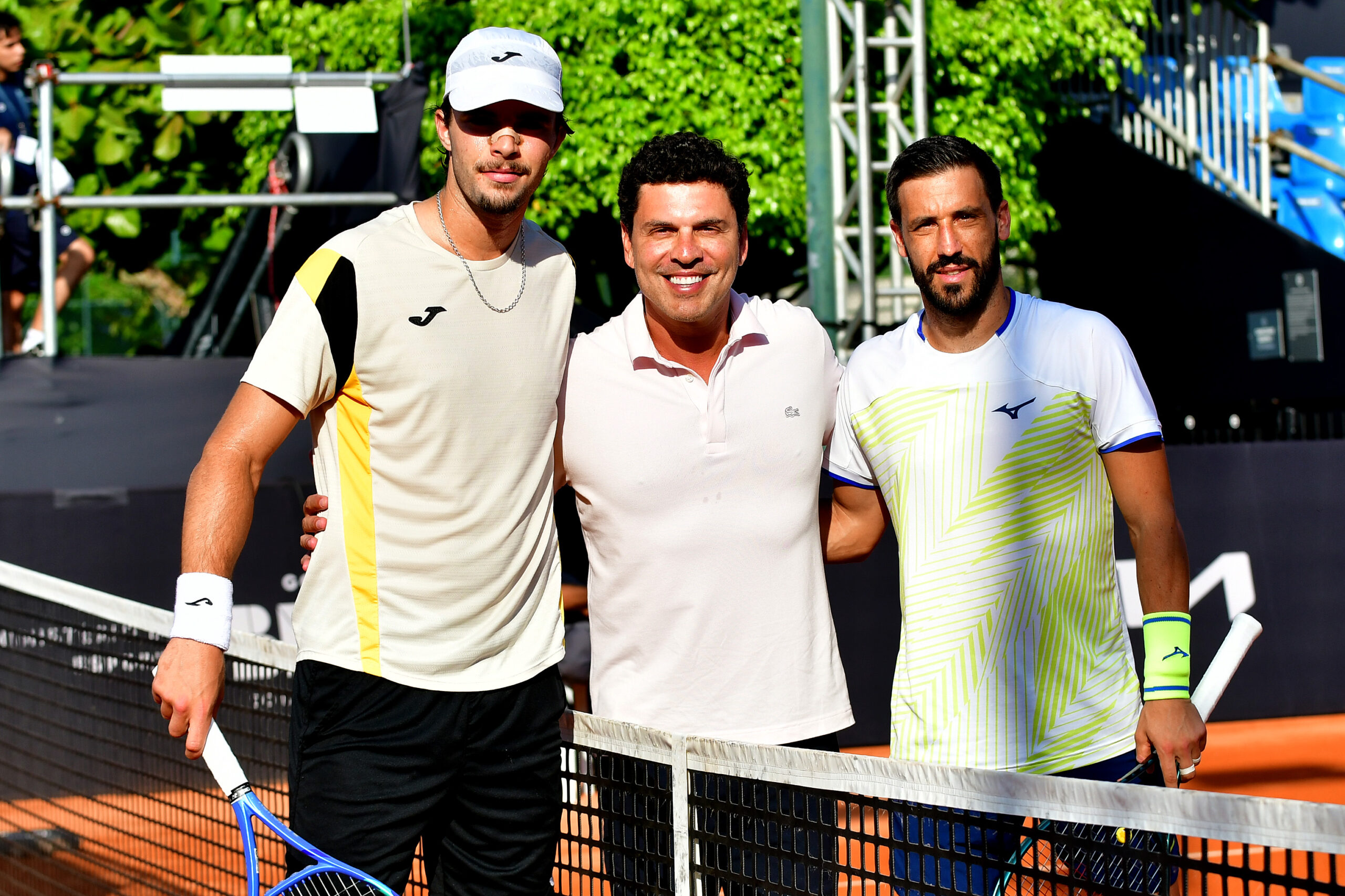 Jaime Faria e Damir Dzumhur (Foto: Rio Open)